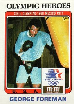1983-84 Topps M&M's Olympic Heroes #14 George Foreman Front