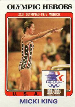 1983-84 Topps M&M's Olympic Heroes #23 Micki King Front