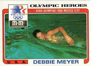 1983-84 Topps M&M's Olympic Heroes #26 Debbie Meyer Front