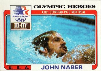 1983-84 Topps M&M's Olympic Heroes #29 John Naber Front