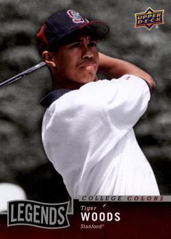 2014 Upper Deck College Colors Promo #10 Tiger Woods Front