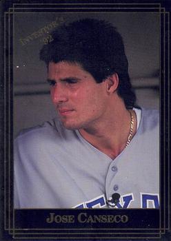 1992 Investor's Journal #94 Jose Canseco Front