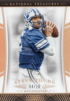 2015 Panini National Treasures Collegiate - Century Gold #118 Steve Young Front