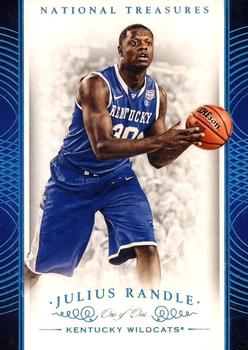 2015 Panini National Treasures Collegiate - Century Blue #66 Julius Randle Front