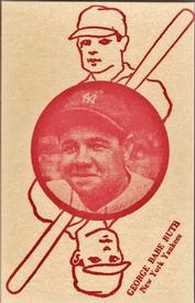 1927 Playing Card (W560) Reprint #NNO Babe Ruth Front
