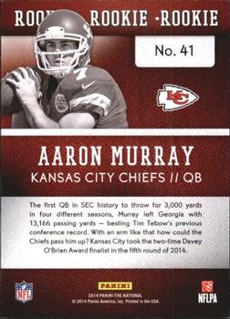 2014 Panini The National Convention #41 Aaron Murray Back