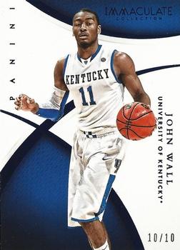 2015 Panini Immaculate Collection Collegiate - Blue #60 John Wall Front