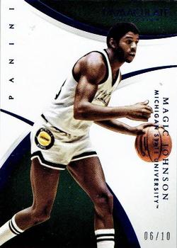 2015 Panini Immaculate Collection Collegiate - Blue #75 Magic Johnson Front