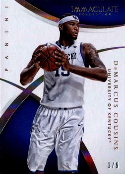 2015 Panini Immaculate Collection Collegiate - Gold #35 DeMarcus Cousins Front
