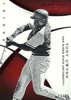 2015 Panini Immaculate Collection Collegiate - Red #97 Tony Gwynn Front