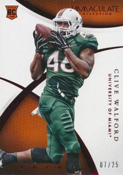 2015 Panini Immaculate Collection Collegiate - Red #124 Clive Walford Front