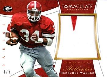2015 Panini Immaculate Collection Collegiate - Immaculate Authentics #10 Herschel Walker Front