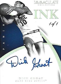 2015 Panini Immaculate Collection Collegiate - Immaculate INK Platinum #27 Dick Groat Front