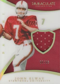 2015 Panini Immaculate Collection Collegiate - Immaculate Numbers Memorabilia #48 John Elway Front