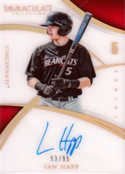 2015 Panini Immaculate Collection Collegiate - Immaculate Numbers Rookie Autographs #390 Ian Happ Front
