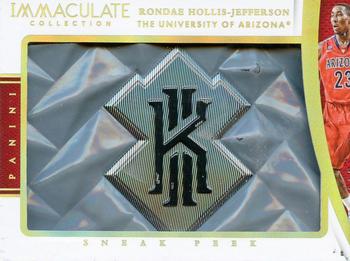 2015 Panini Immaculate Collection Collegiate - Immaculate Sneak Peek #22 Rondae Hollis-Jefferson Front
