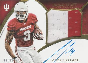 2015 Panini Immaculate Collection Collegiate - Premium Patches Autographs #11 Cody Latimer Front