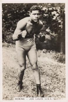 1935 J.A. Pattreiouex Sporting Events and Stars #56 Joe Louis Front