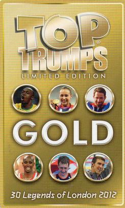 2012 Top Trumps Gold 30 Legends of London 2012 #NNO Ed Clancy / Geraint Thomas / Steven Burke / Peter Kennaugh Back