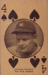 1927 Playing Cards (W560) #NNO George Pipgras Front