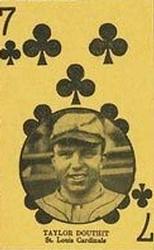 1927 Playing Cards (W560) #NNO Taylor Douthit Front