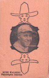 1927 Playing Cards (W560) #NNO Rube Walberg Front