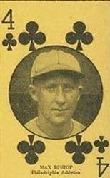1927 Playing Cards (W560) #NNO Max Bishop Front