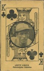 1927 Playing Cards (W560) #NNO Lefty Grove Front