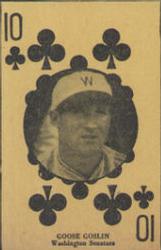1927 Playing Cards (W560) #NNO Goose Goslin Front