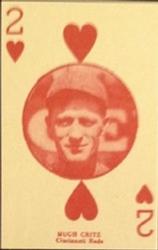 1927 Playing Cards (W560) #NNO Hughie Critz Front