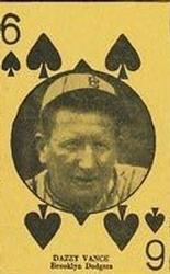1927 Playing Cards (W560) #NNO Dazzy Vance Front