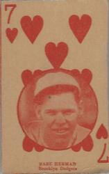 1927 Playing Cards (W560) #NNO Babe Herman Front