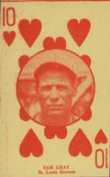 1927 Playing Cards (W560) #NNO Sam Gray Front