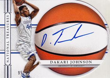 2015 Panini National Treasures Collegiate - Basketball Signature Die Cuts #9 Dakari Johnson Front