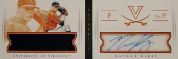 2015 Panini National Treasures Collegiate - Combo Player Signature Booklet #69 Nathan Kirby Front