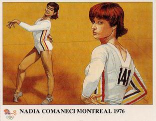 1996 Imperial Publishing Ltd The History of The Olympic Games #18 Nadia Comanechi Montreal 1976 Front
