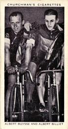 1939 Churchman's Kings of Speed #32 Albert Buysse / Albert Billiet Front