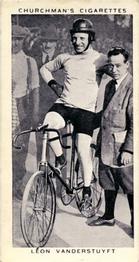 1939 Churchman's Kings of Speed #35 Leon Vanderstuyft Front