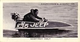 1939 Churchman's Kings of Speed #37 Geoffrey Holt Front