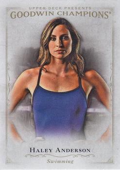2016 Upper Deck Goodwin Champions #36 Haley Anderson Front