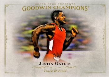 2016 Upper Deck Goodwin Champions #71 Justin Gatlin Front