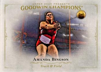 2016 Upper Deck Goodwin Champions #78 Amanda Bingson Front