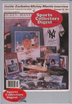 1998 Fleer Sports Collectors Digest Commemorative Set #19 Mickey Mantle Front