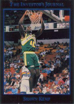 1993 The Investor's Journal - Blue #12 Shawn Kemp Front