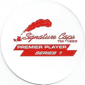 1993 Signature Caps Premier Players Series 1 #NNO Ronnie Lott Back