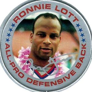 1993 Signature Caps Premier Players Series 1 #NNO Ronnie Lott Front