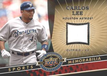 2009 Upper Deck 20th Anniversary - Sports Memorabilia #MLB-CL Carlos Lee Front