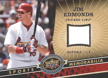 2009 Upper Deck 20th Anniversary - Sports Memorabilia #MLB-JE Jim Edmonds Front