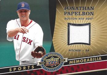 2009 Upper Deck 20th Anniversary - Sports Memorabilia #MLB-JO Jonathan Papelbon Front