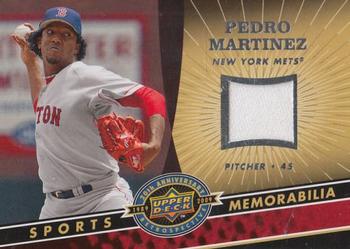 2009 Upper Deck 20th Anniversary - Sports Memorabilia #MLB-PM Pedro Martinez Front